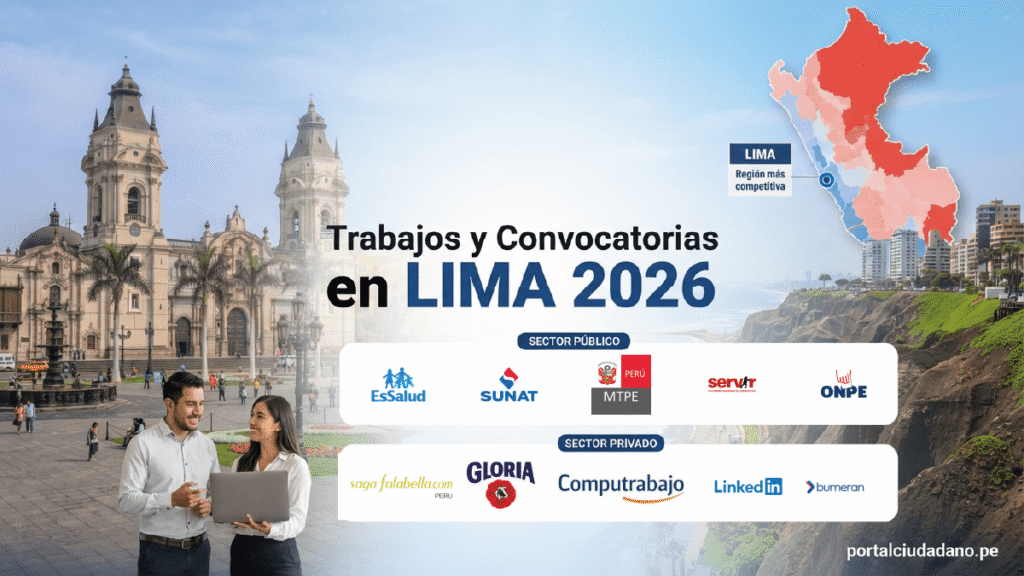 Trabajos y Convocatorias en LIMA 2026